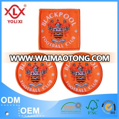 custom made wholesale woven patch clothing badge manufacturer